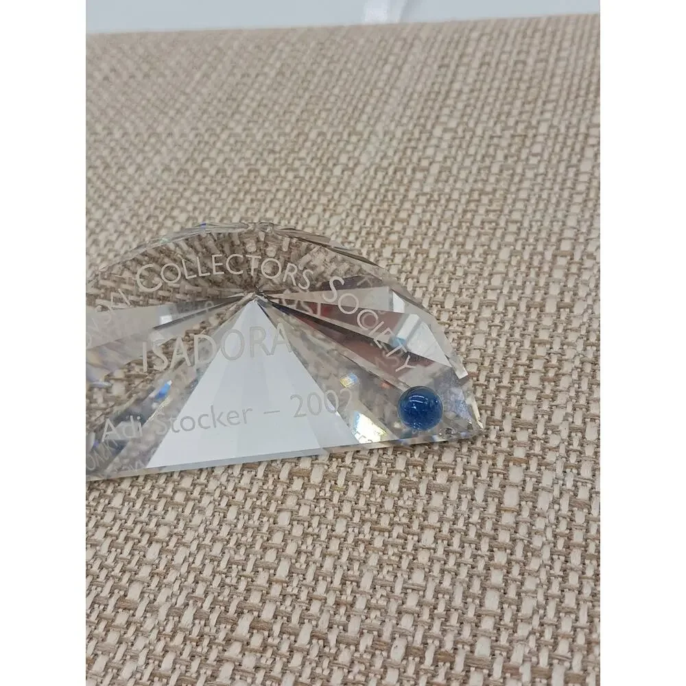 Swarovski Collectors Society SCS Isadora Plaque Adi Stocker 2002 Crystal